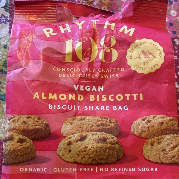 photo of Rhythm 108 Almond biscotti and coconut oats vegan and gluten free cookies shared by @balta on  22 Apr 2023 - review