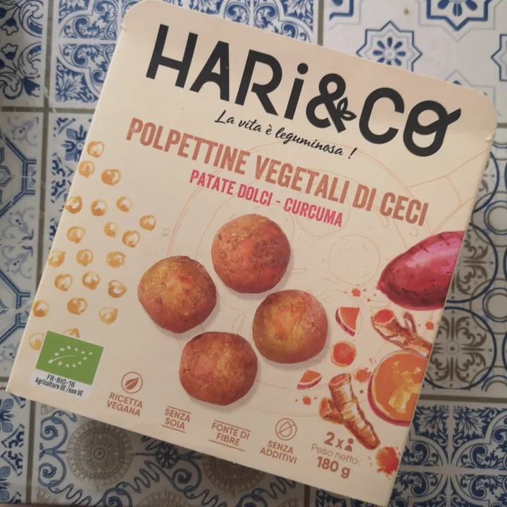 photo of Hari&Co Polpettine Vegetali di Ceci,Patate Dolci-Curcuma shared by @giudychan on  09 May 2023 - review