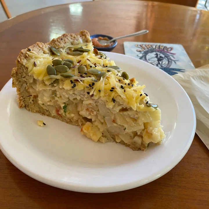 review photo of Semeando Produtos Naturais torta sem gluten de palmito shared by @tatianaconsoli on 21 May 2023 - review
