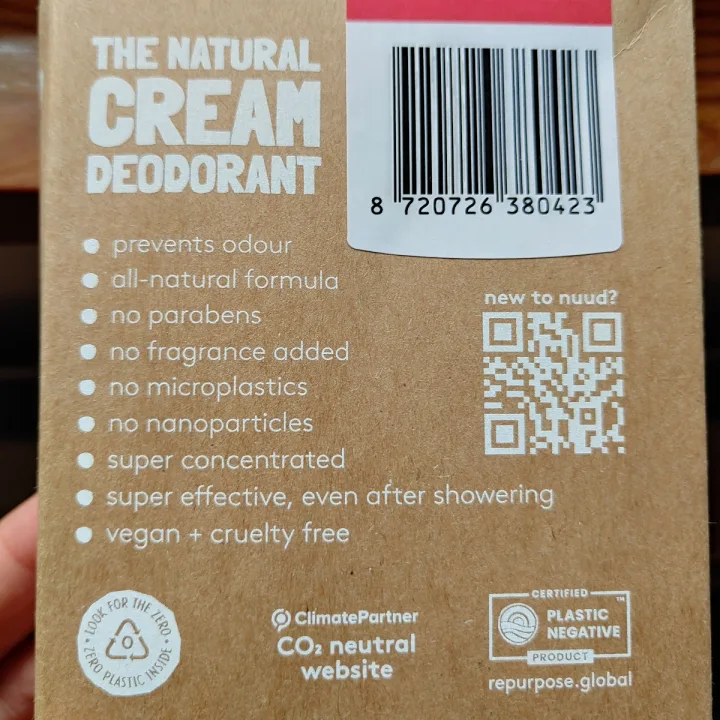 review photo of nuud desodorante natural shared by @saravelif on 01 Jul 2023 - review