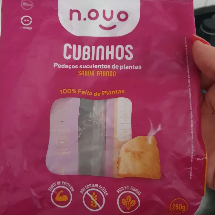 review photo of N.ovo cubinhos de plantas sabor frango N.ovo shared by @georgialopes on 06 Jul 2023 - review
