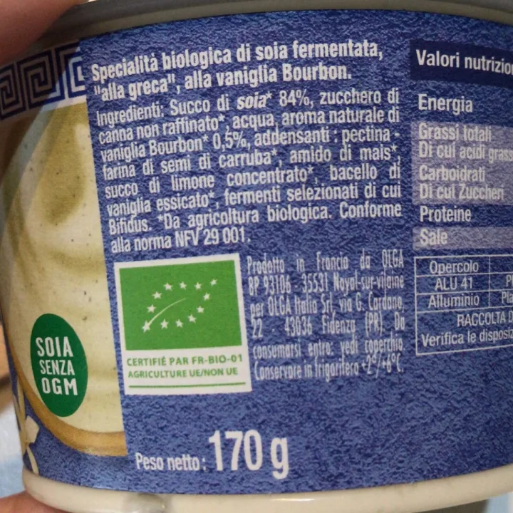 review photo of Sojasun Greek vaniglia shared by @ghostino on 06 Jul 2023 - review