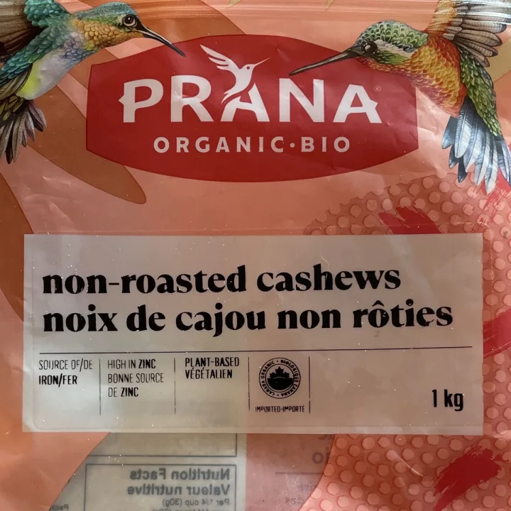 photo of Prana organic Cashews shared by @kup on  16 Aug 2023 - review