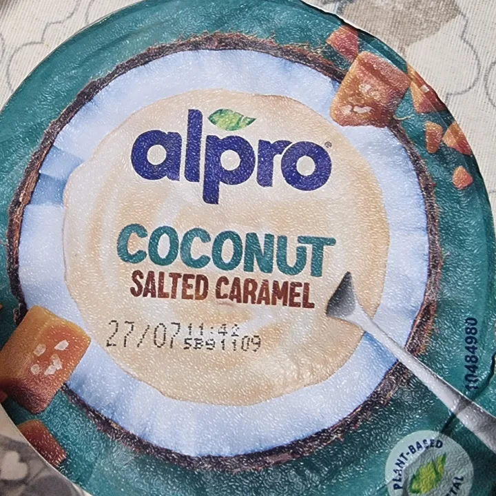 photo of Alpro absolut coconut salted caramel shared by @annat97 on  22 Aug 2023 - review