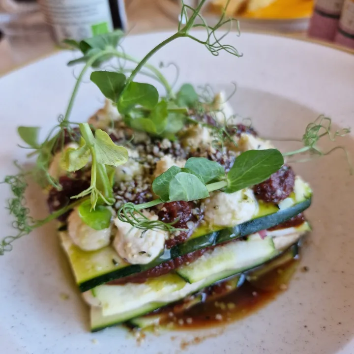 review photo of TWELVE EATERY Mediterranean lasagne (raw) shared by @nonnaahimsa on 27 Aug 2023 - review