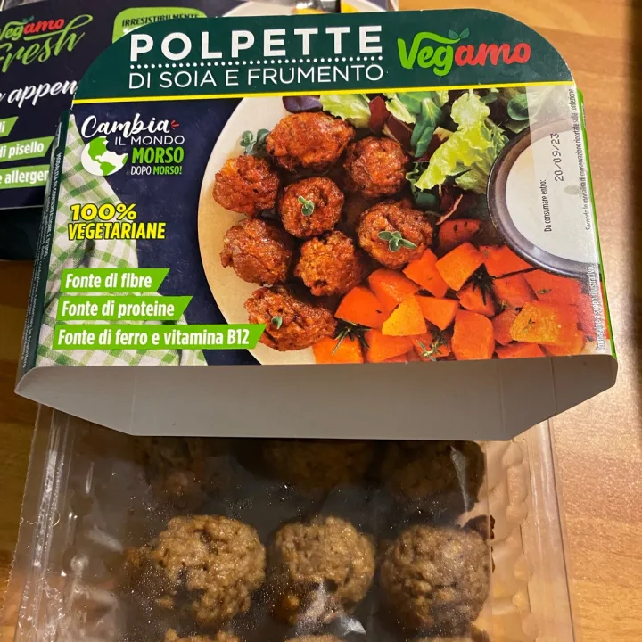review photo of Vegamo polpette Di soia e frumento shared by @maliga on 10 Sep 2023 - review