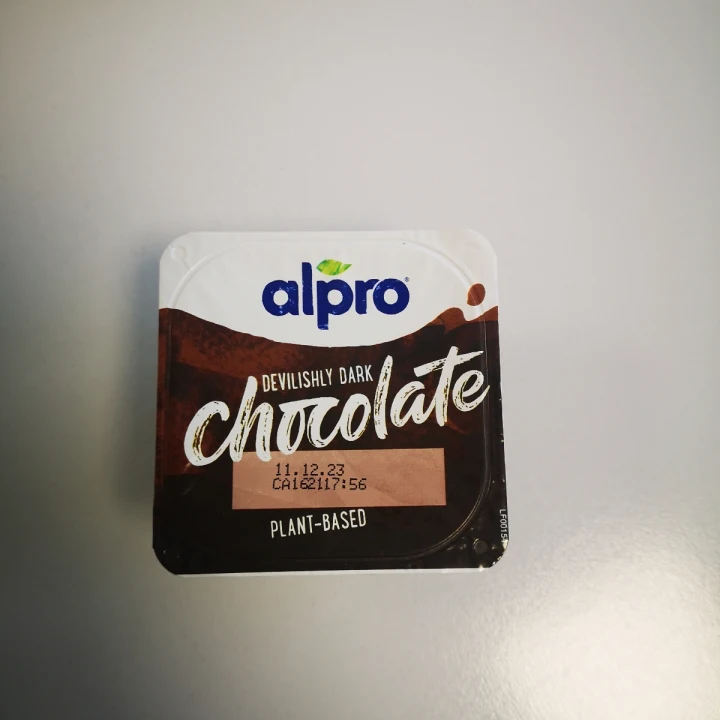 review photo of Alpro Devilishly Dark Chocolate Plant-Based Dessert shared by @lauraberton on 21 Sep 2023 - review
