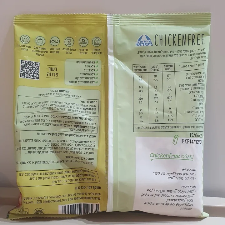 review photo of creative pea chickenfree shared by @galit-trager-segev on 01 Jan 2024 - review