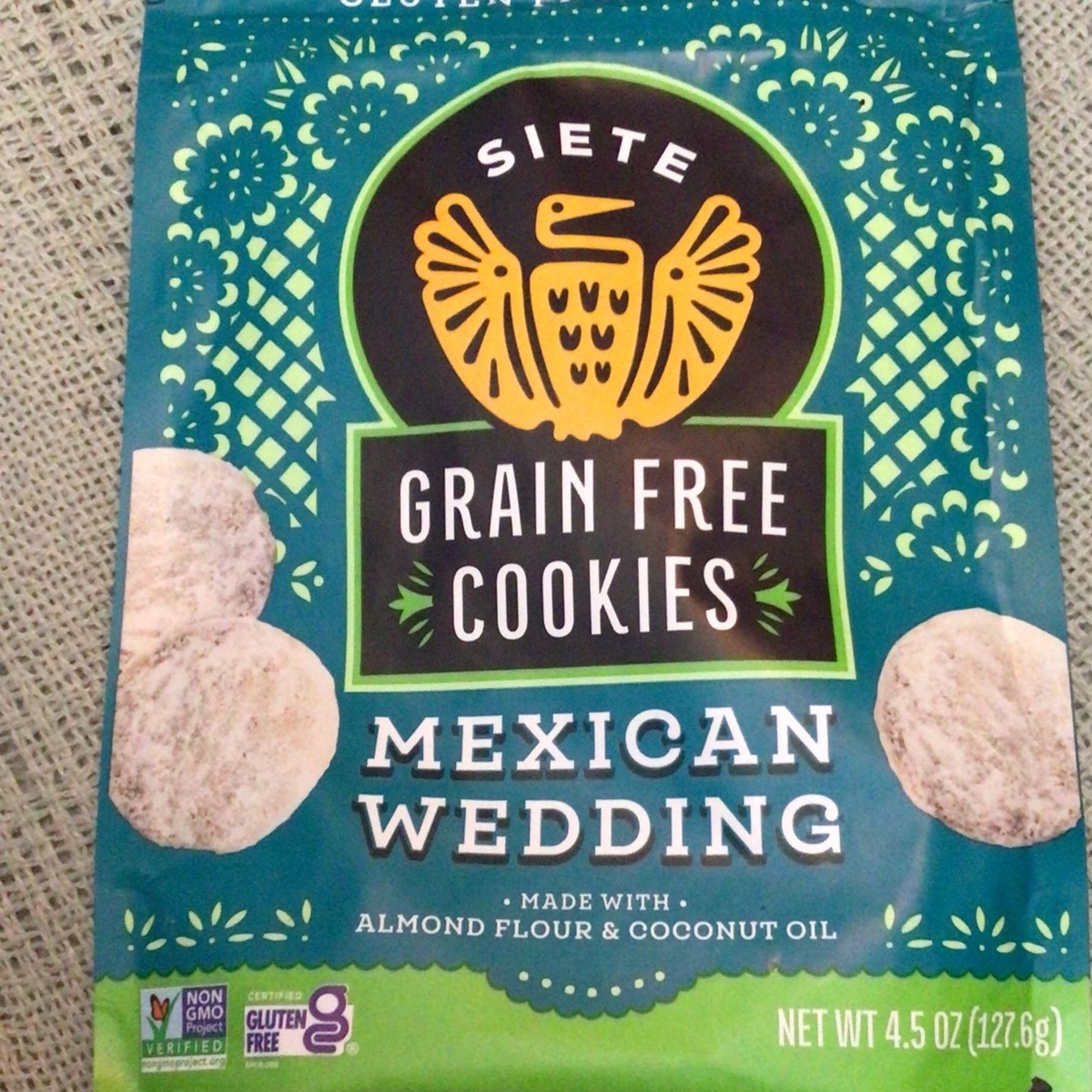 Siete Cookies, Grain Free, Mexican Wedding - 4.5 oz