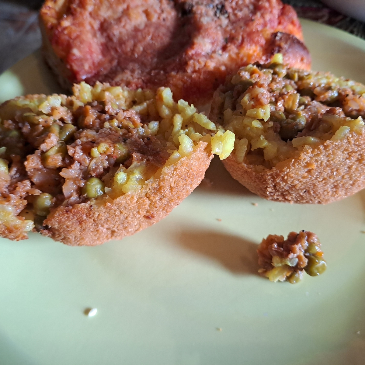 Photo of the dish “arancina al ragù di soia”