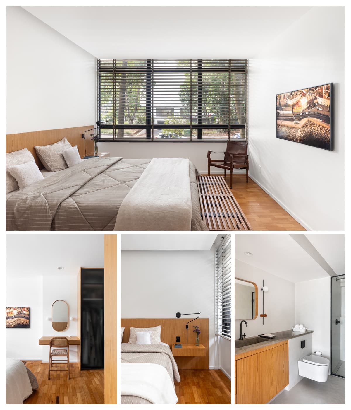 Bloco destaca arquitetura original de apartamento em Brasília / Fotografia Júlia Tótoli