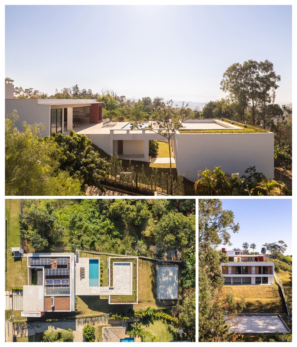 Carolina Penna em diálogo com arquitetura e natureza / Fotografia Renato Navarro