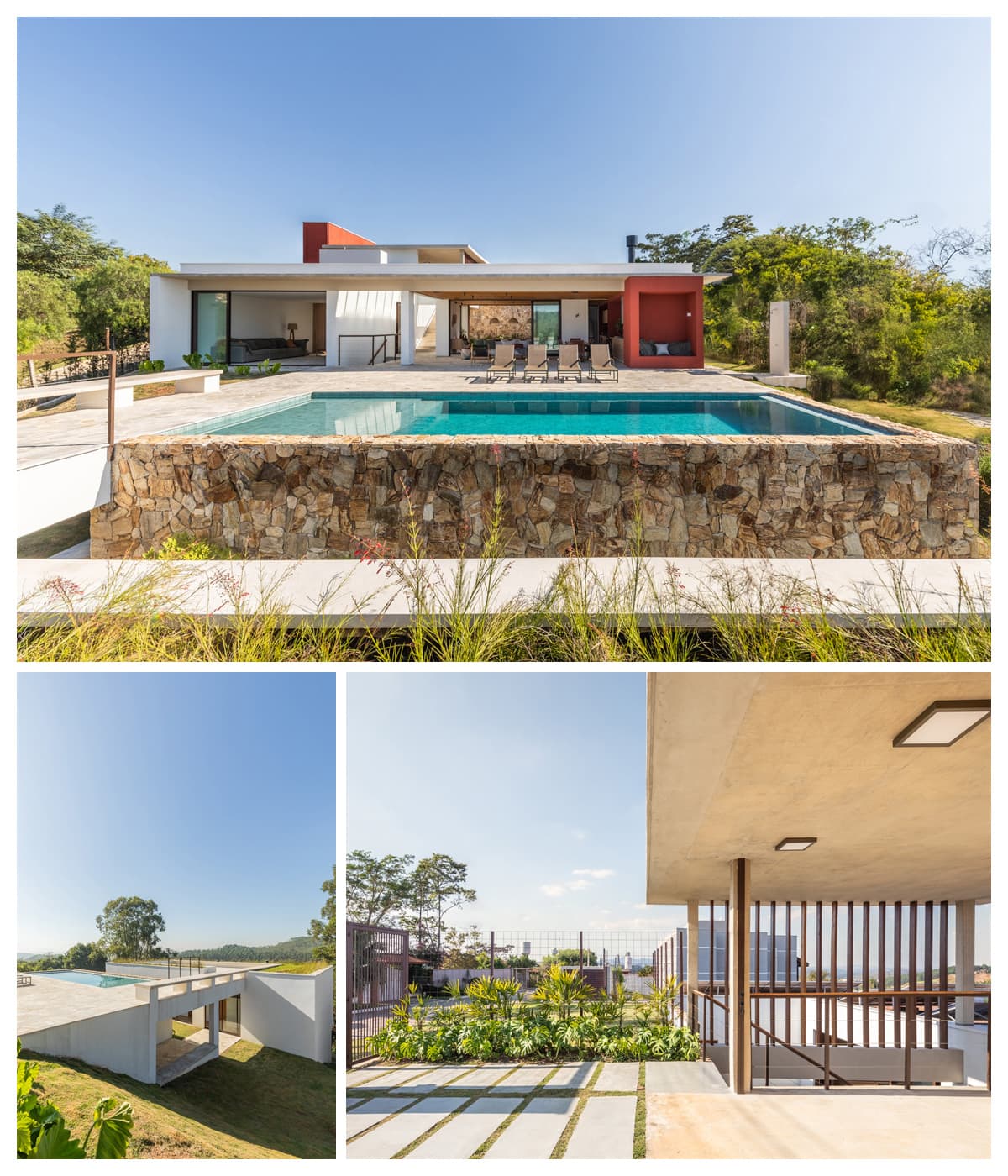 Carolina Penna em diálogo com arquitetura e natureza / Fotografia Renato Navarro