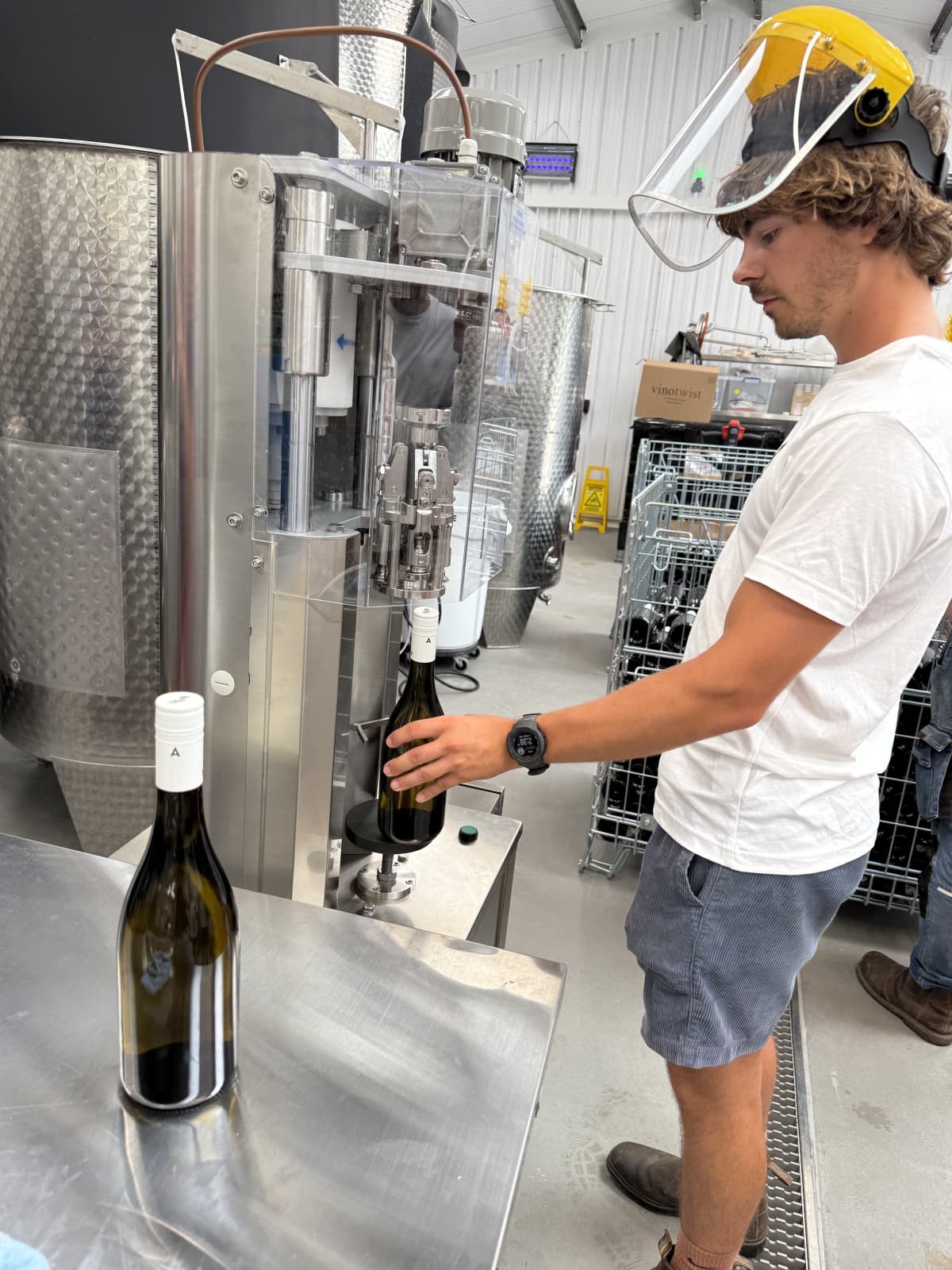 Abingworth Vineyard Blog Image - Bottling 3