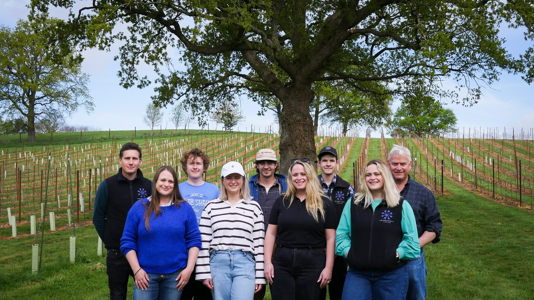 Abingworth Vineyard Team - Family Photo