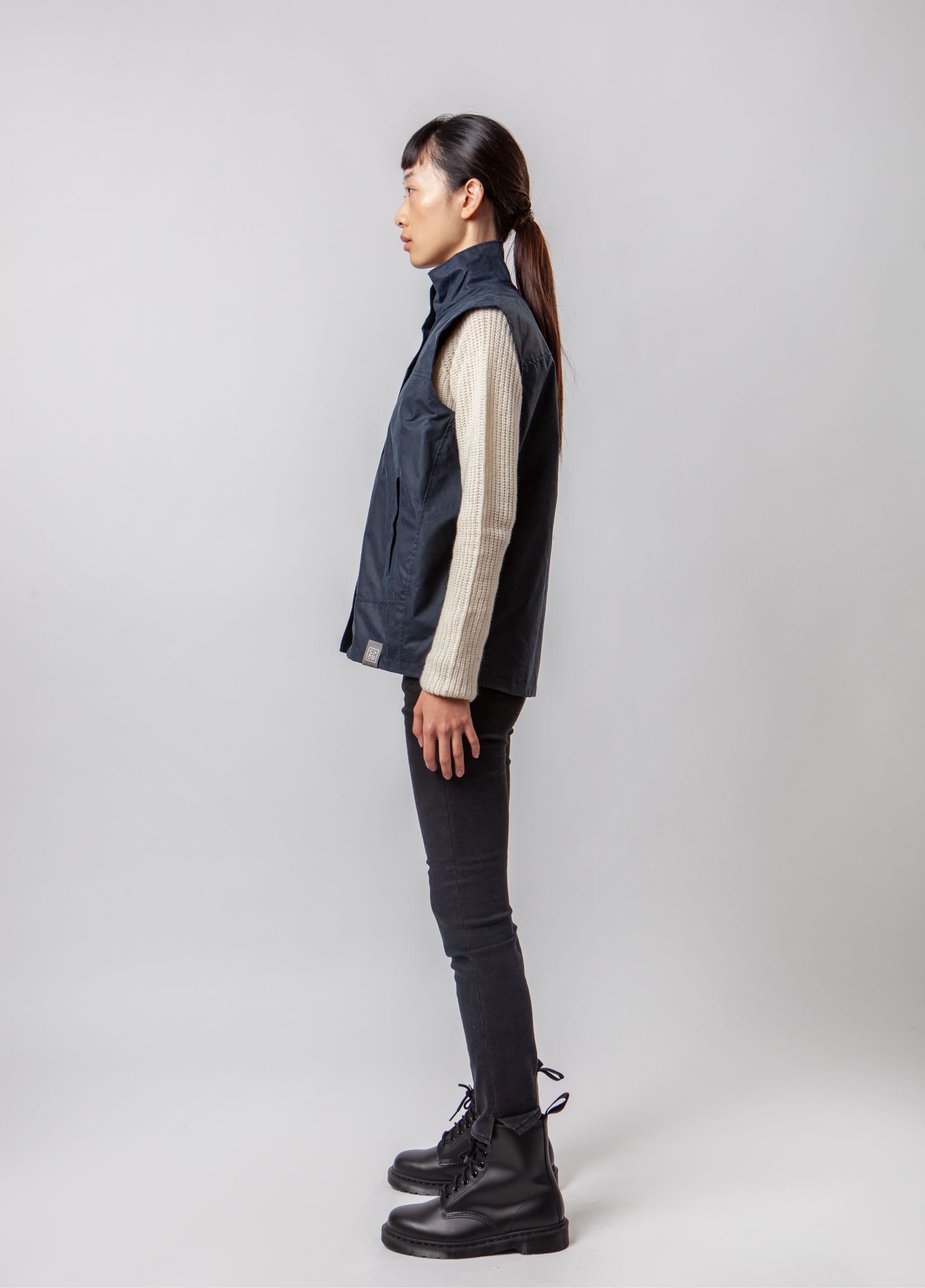 BLUE WAISTCOAT - woman