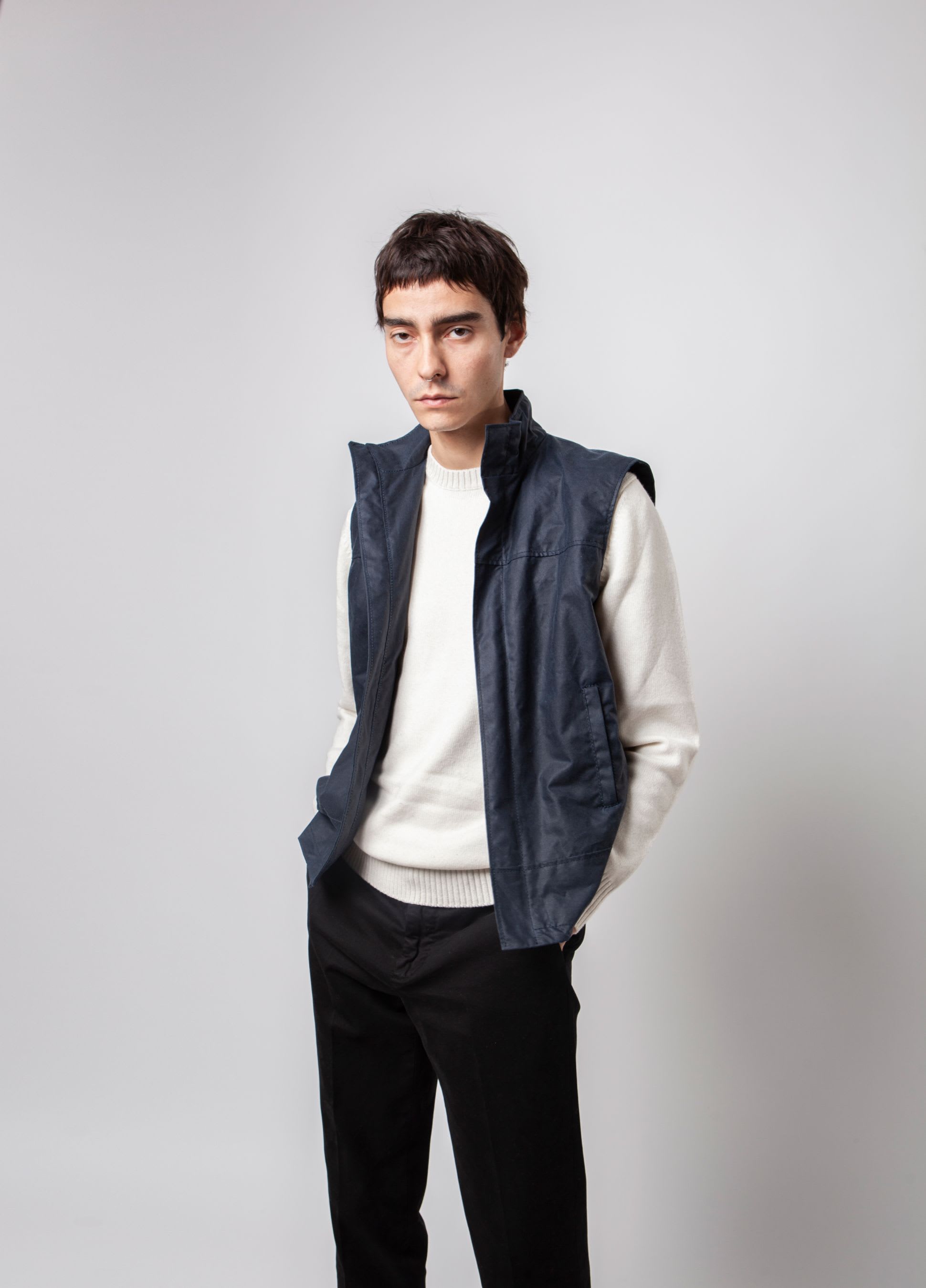 BLUE WAISTCOAT - man