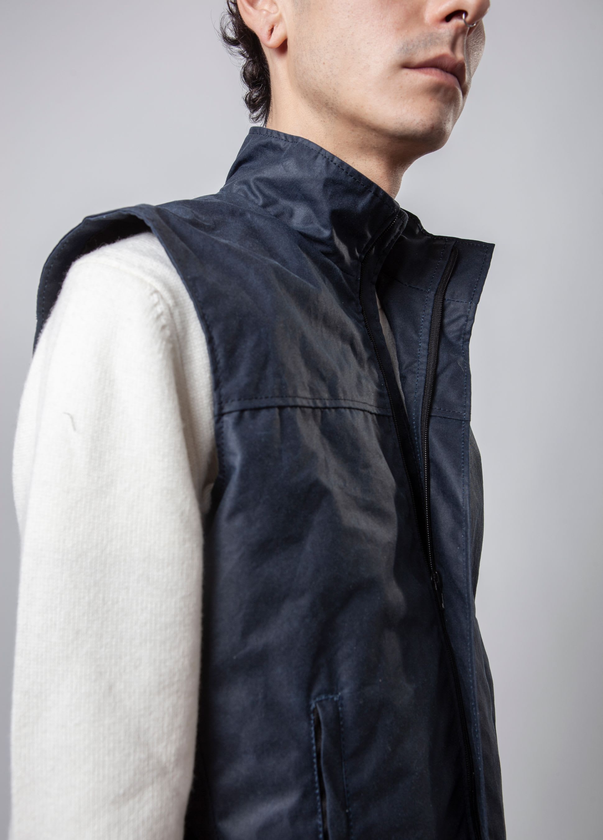 BLUE WAISTCOAT - man