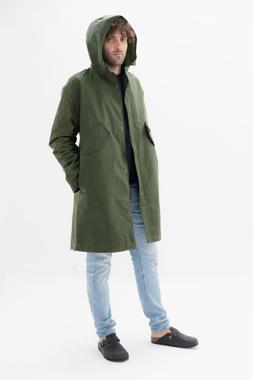 Parka Verde Uomo 