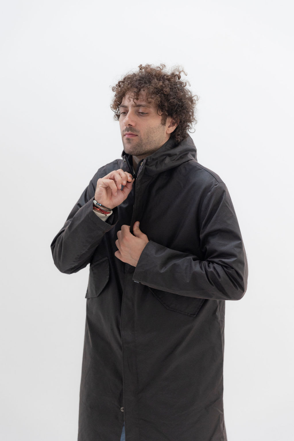 Parka Marrone Uomo 