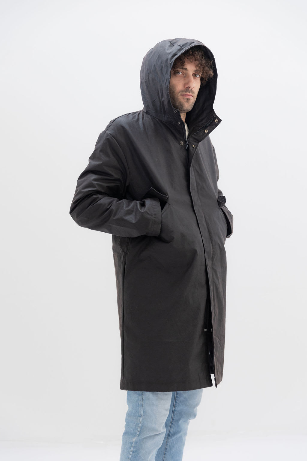 Parka Marrone Uomo 