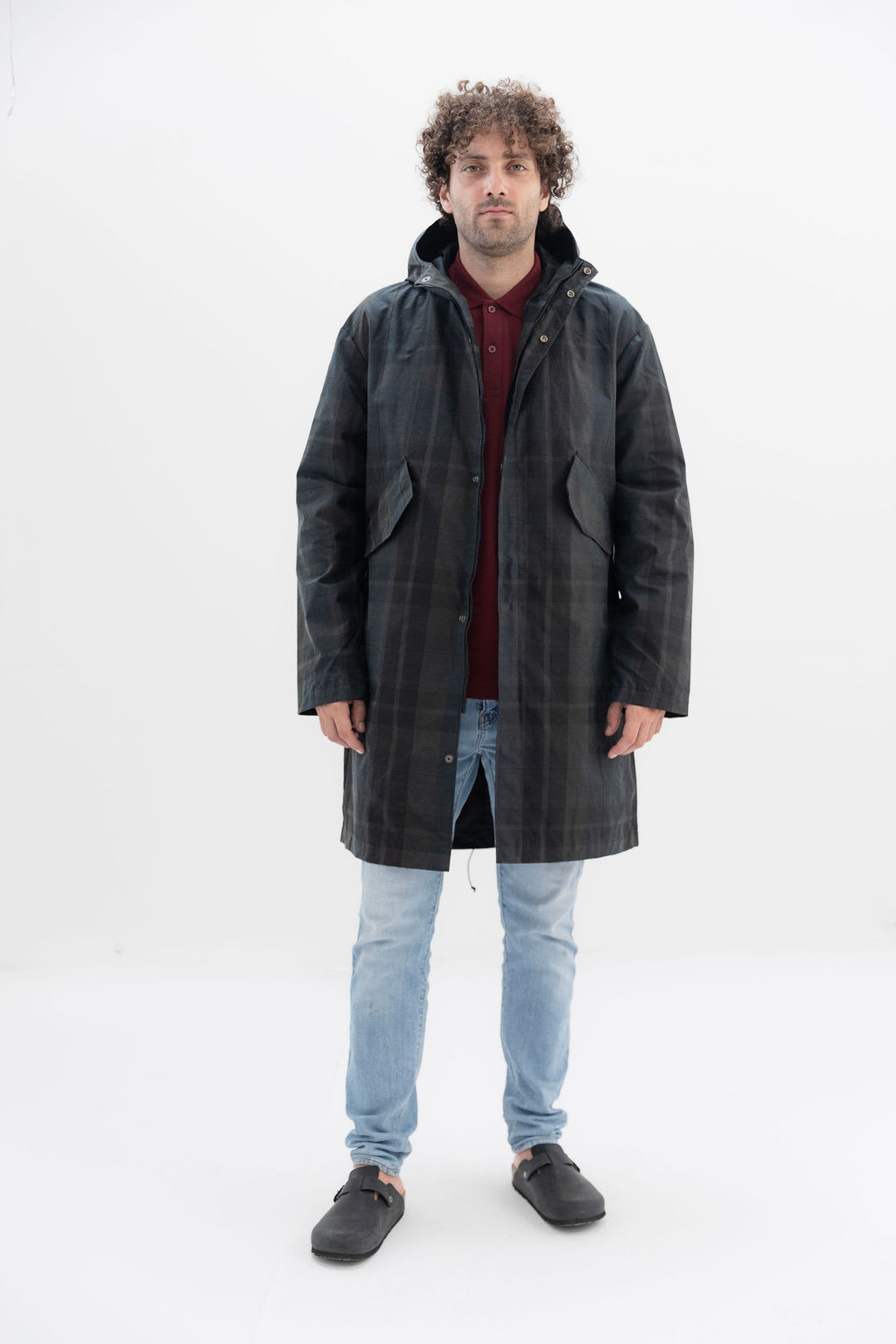 Parka Tartan Uomo 