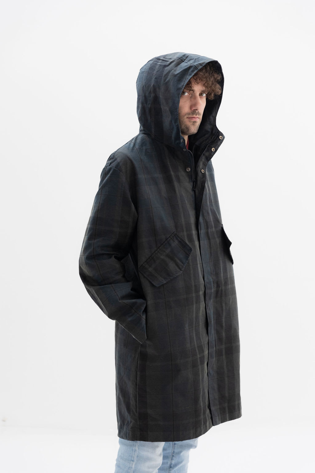 Parka Tartan Uomo 
