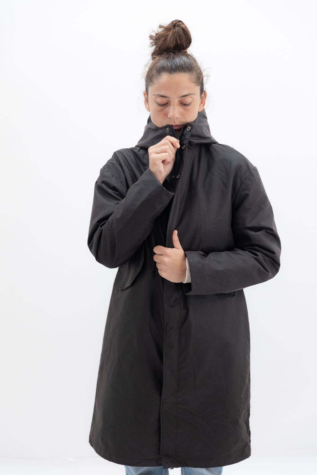 Parka Marrone Donna