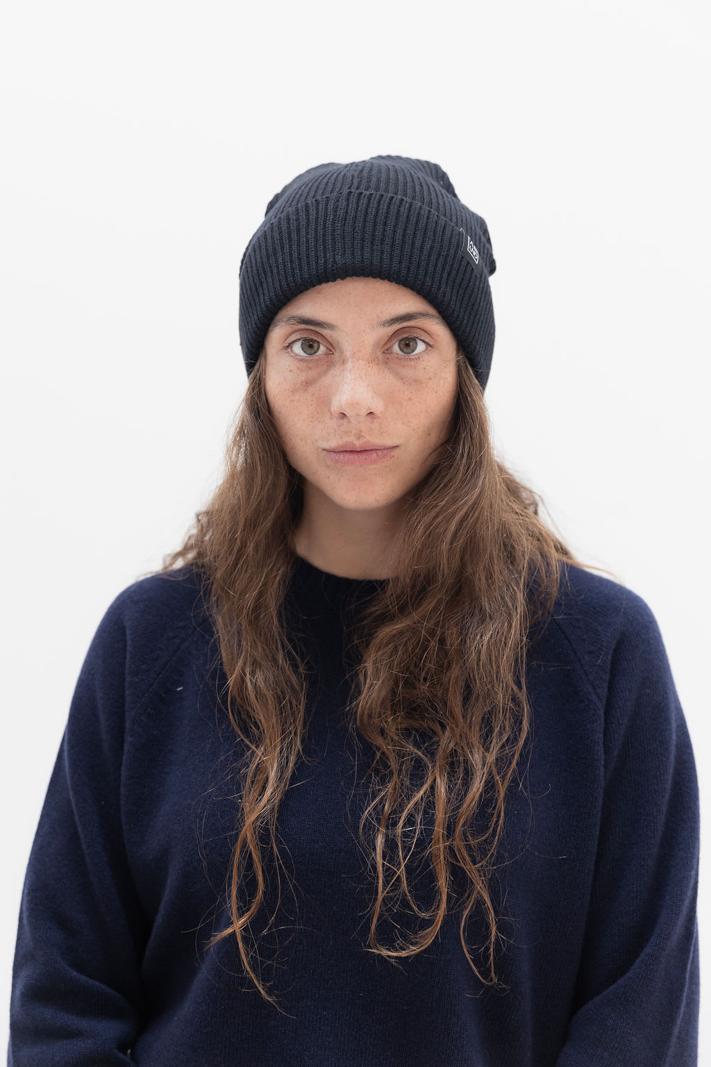 Fisherman Beanie Cotone Organico Nero