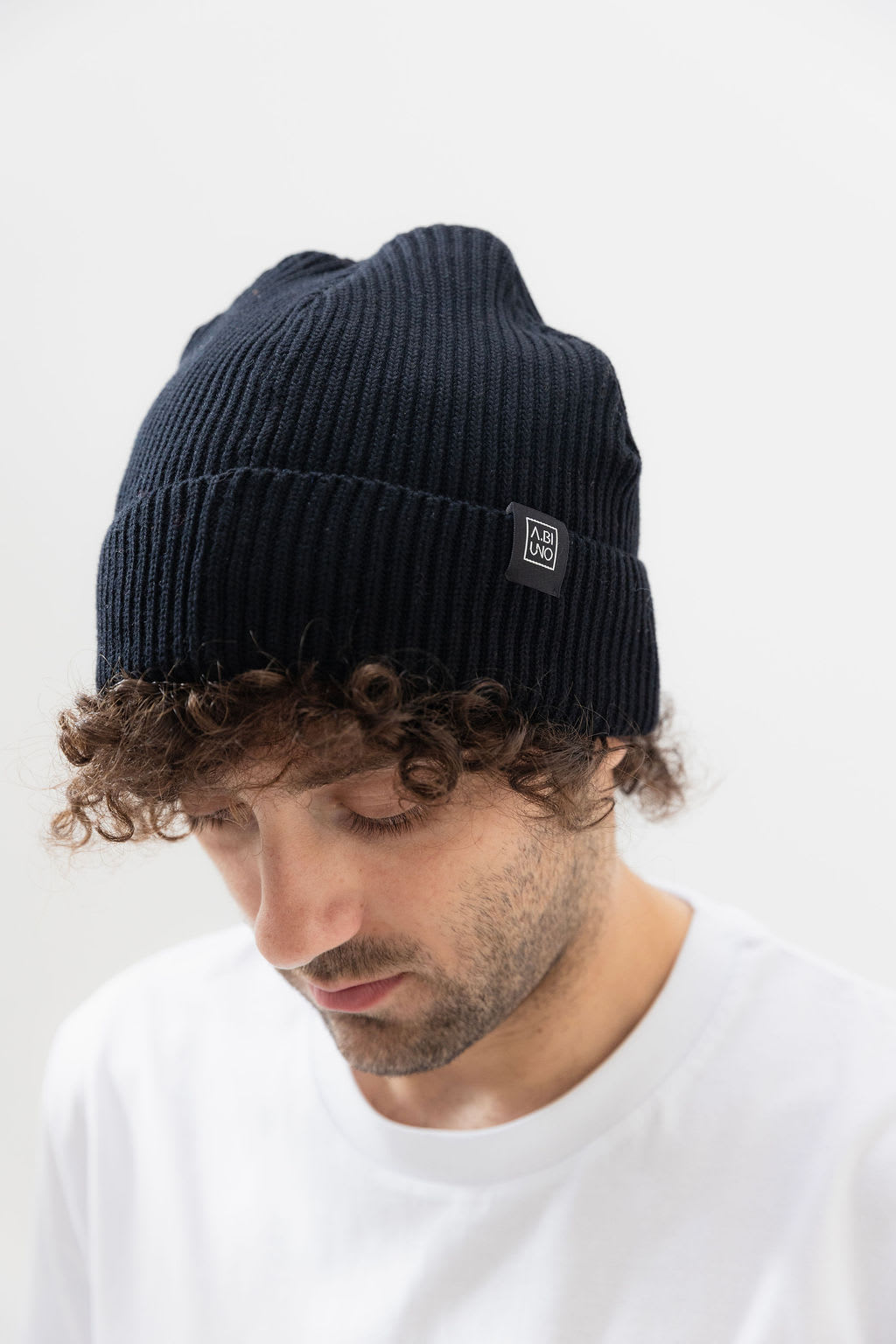 Fisherman Beanie Cotone Organico Nero