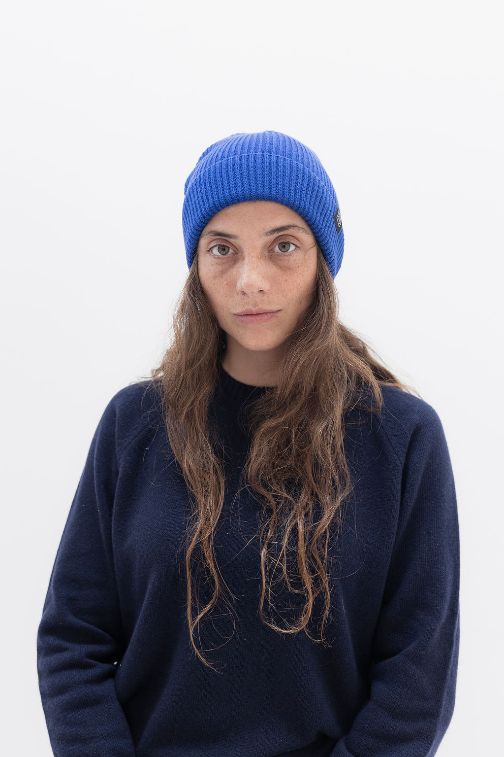 Fisherman Beanie Worker Blue