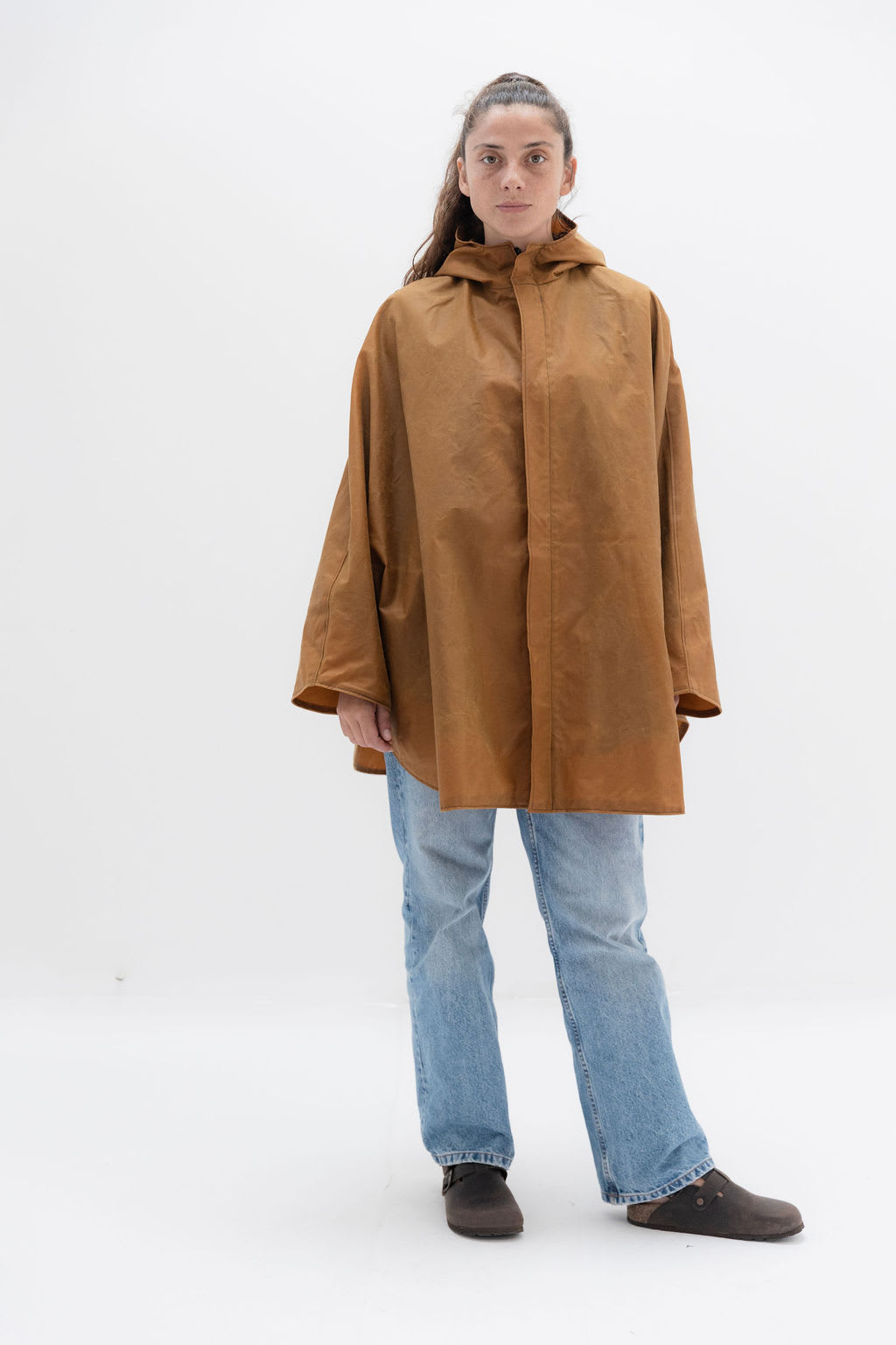 Mantella Ocra Grande Donna