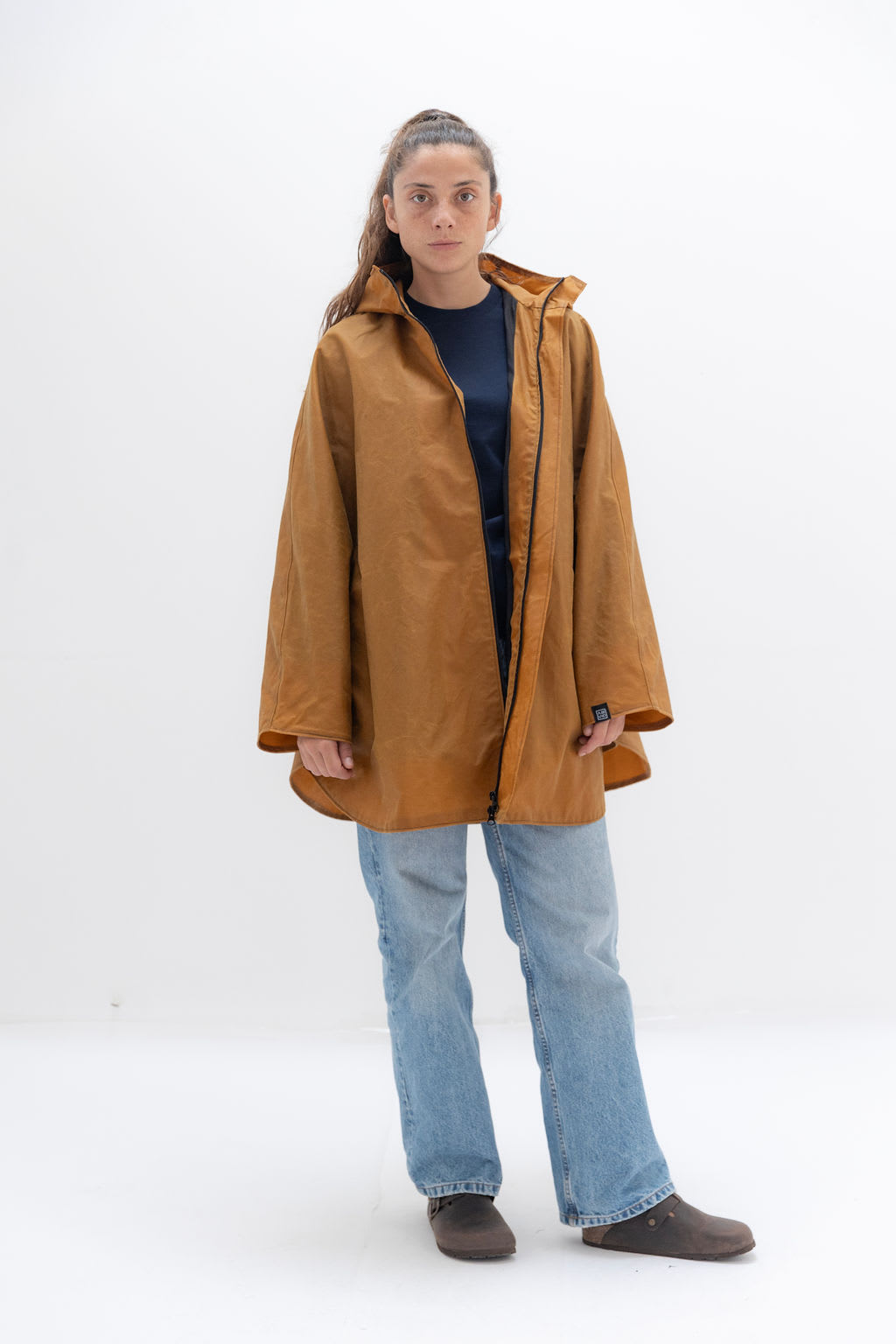 Mantella Ocra Grande Donna
