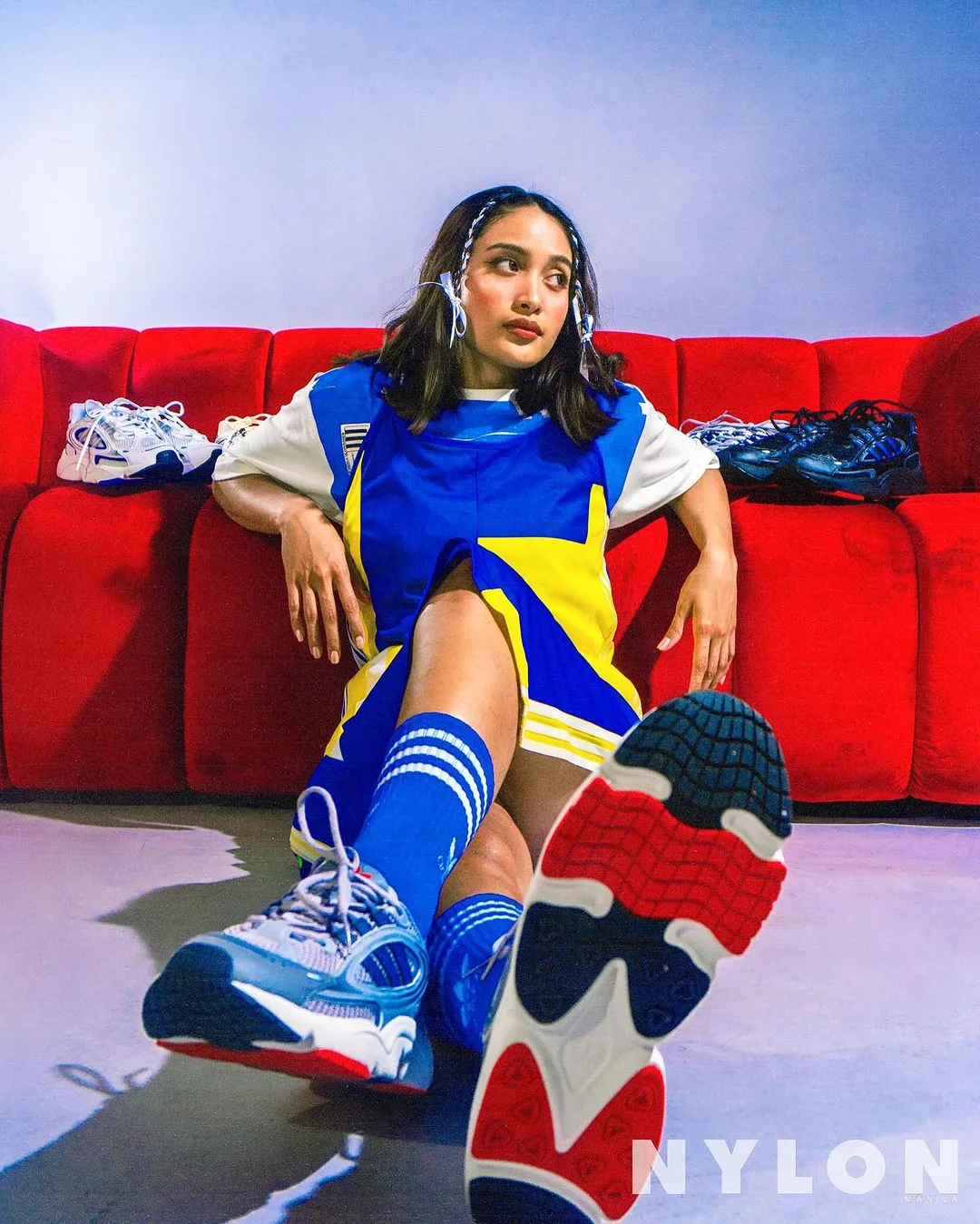 An Advertorial shoot for NYLON February 2024 Issue ft. ADIDAS.