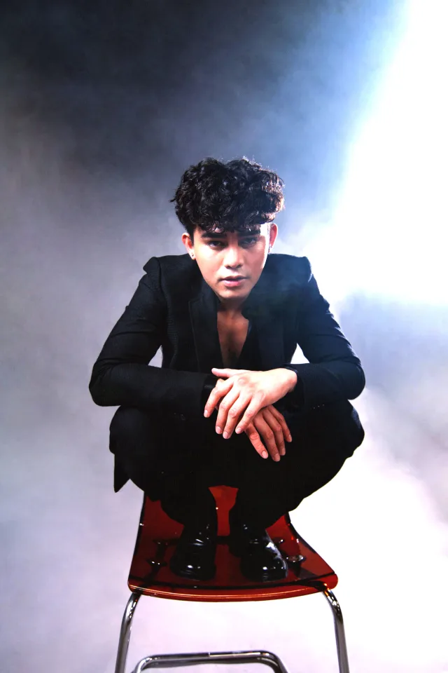 An Album cover shoot for Inigo Pascual
