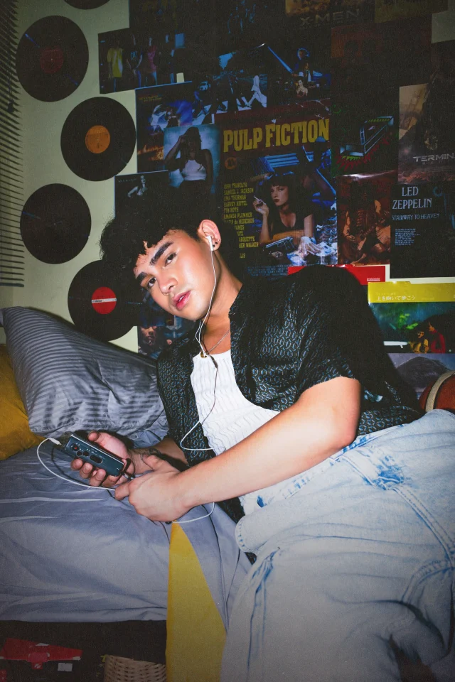 An Album cover shoot for Inigo Pascual