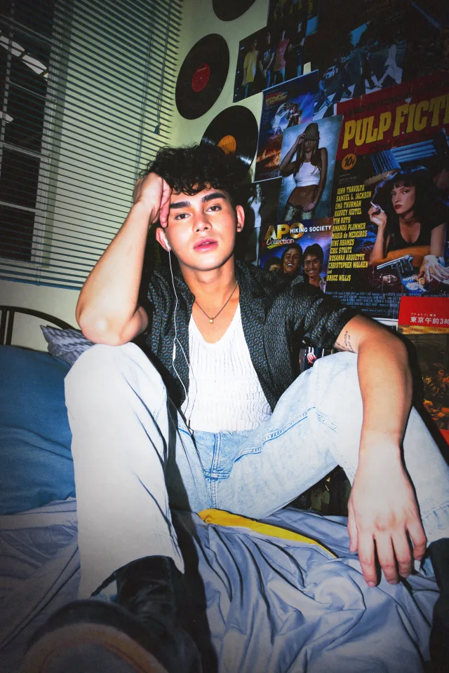 An Album cover shoot for Inigo Pascual
