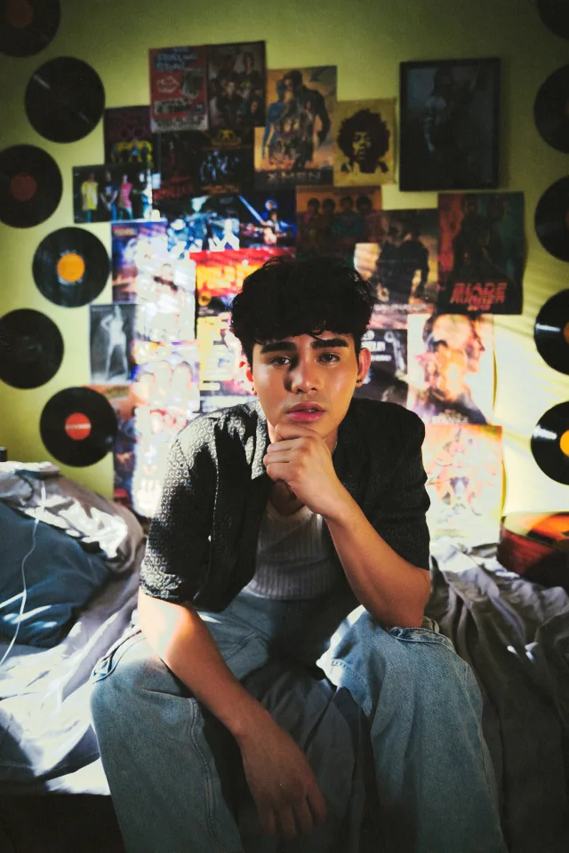 An Album cover shoot for Inigo Pascual