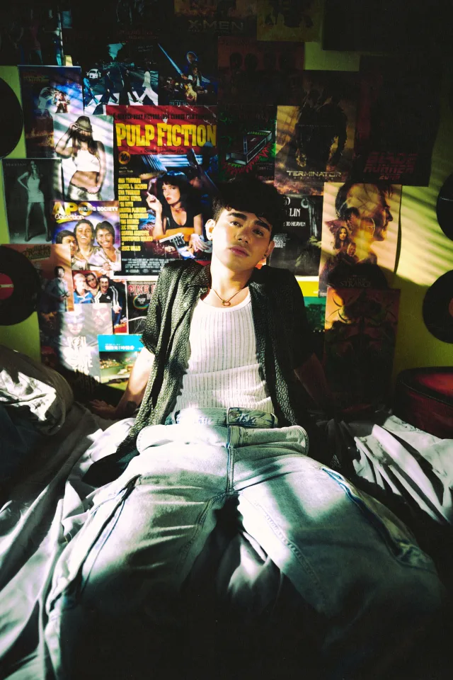An Album cover shoot for Inigo Pascual