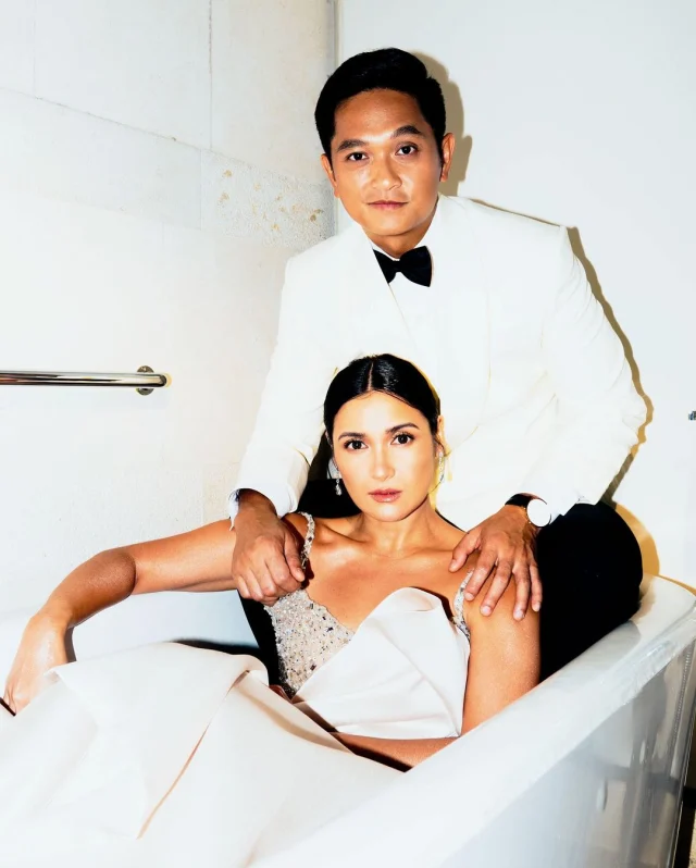 A Photoshoot of Camille Prats Yambao and Vj Yambao for GMA Gala 2023