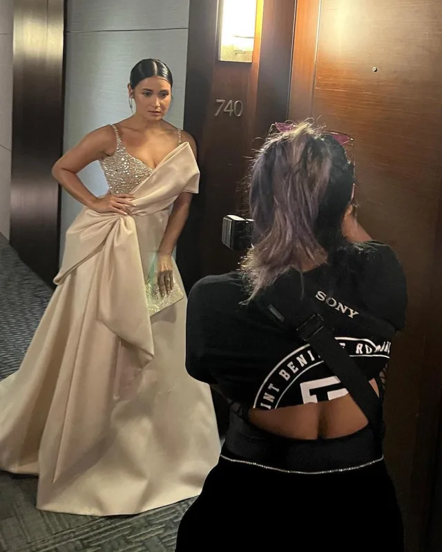 A Photoshoot of Camille Prats Yambao and Vj Yambao for GMA Gala 2023
