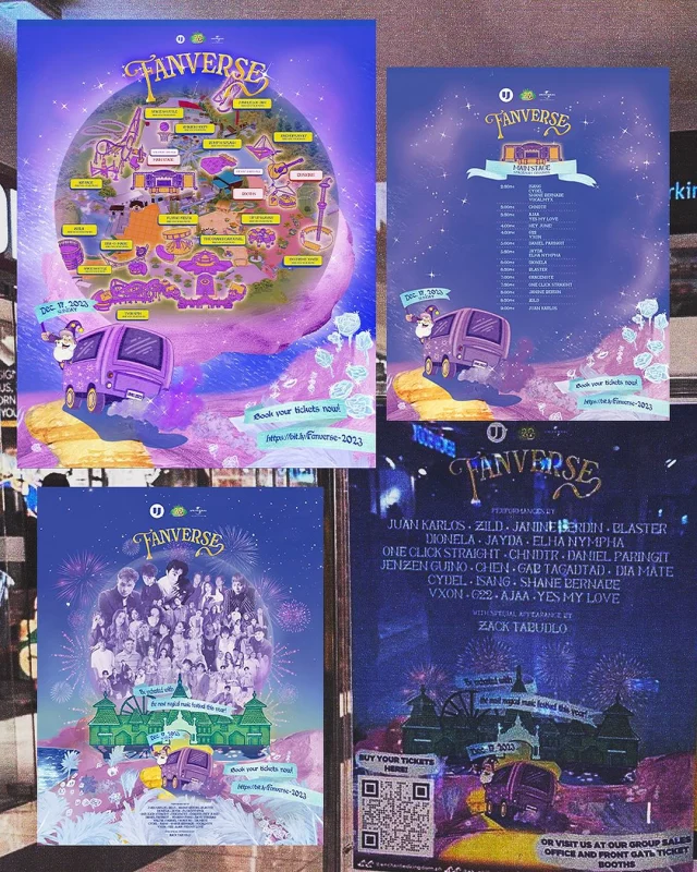 Key Visual Posters of Fanverse 2023 for UMG and EK