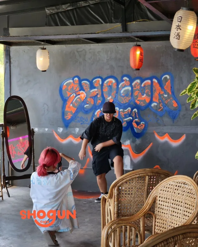 Shogun Cafe Mural work located at San Juan, La Union