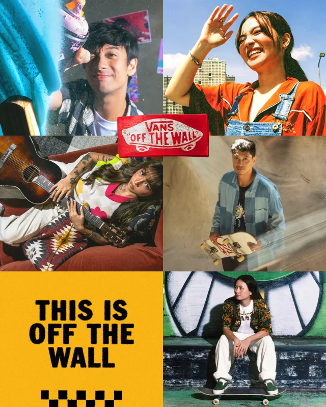 THIS IS OFF THE WALL Photoshoot for VANS PH ft. 5 Ambassadors; Maiko Okuaki-Bato, Chris Ping, Syd Hartha, Sharlene San Pedro & Raco Ruiz.