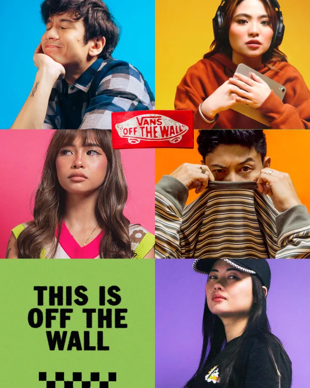 THIS IS OFF THE WALL Photoshoot for VANS PH ft. 5 Ambassadors; Maiko Okuaki-Bato, Chris Ping, Syd Hartha, Sharlene San Pedro & Raco Ruiz.