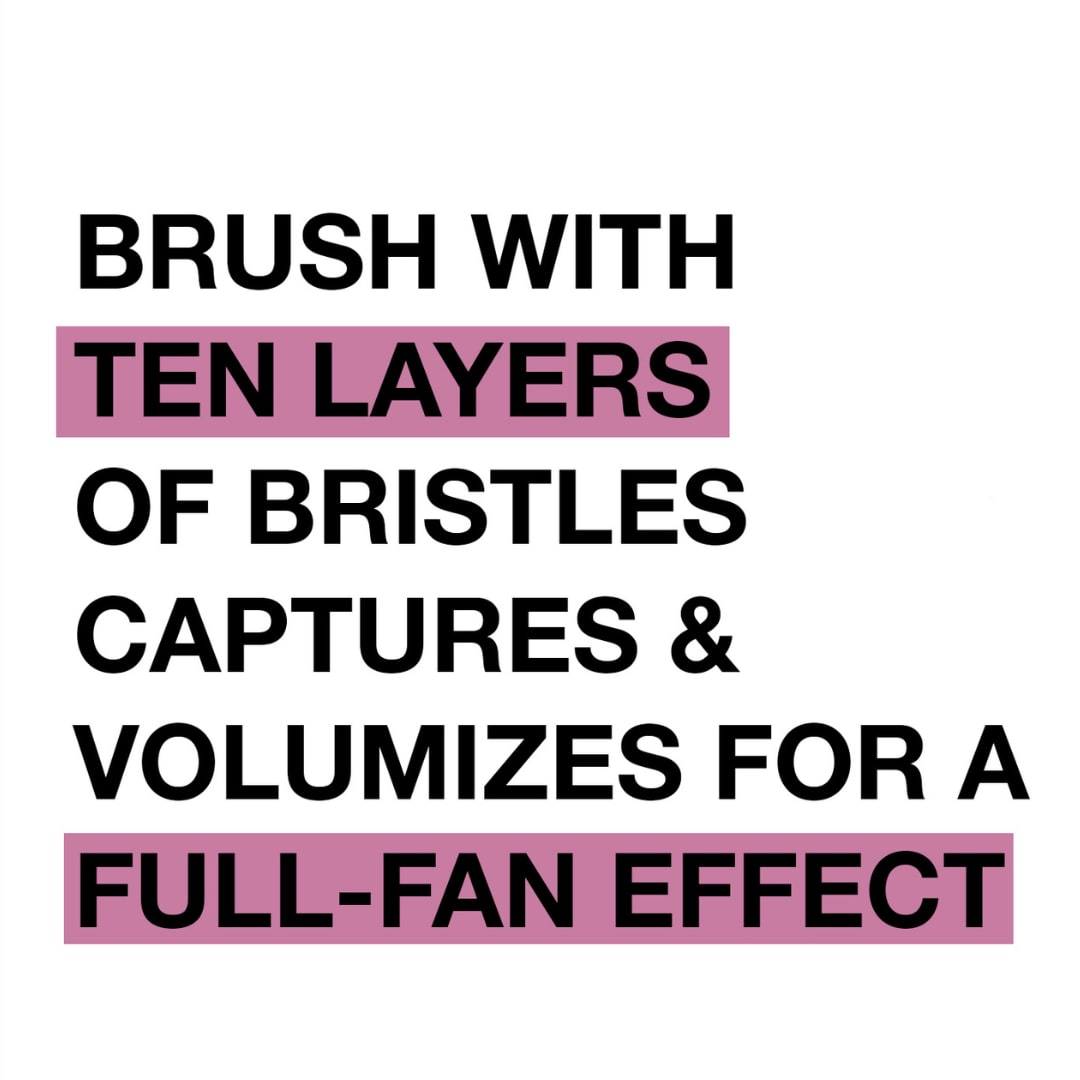Maybelline New York Lash Sensational Washable Volumizing Full Fan Effect Black Mascara thumbnail 3