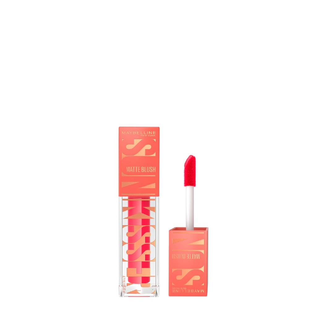 Maybelline Sunkisser 12H Longwear Multi-use Matte Liquid Blush, Bronzer, Blendable, Buildable
