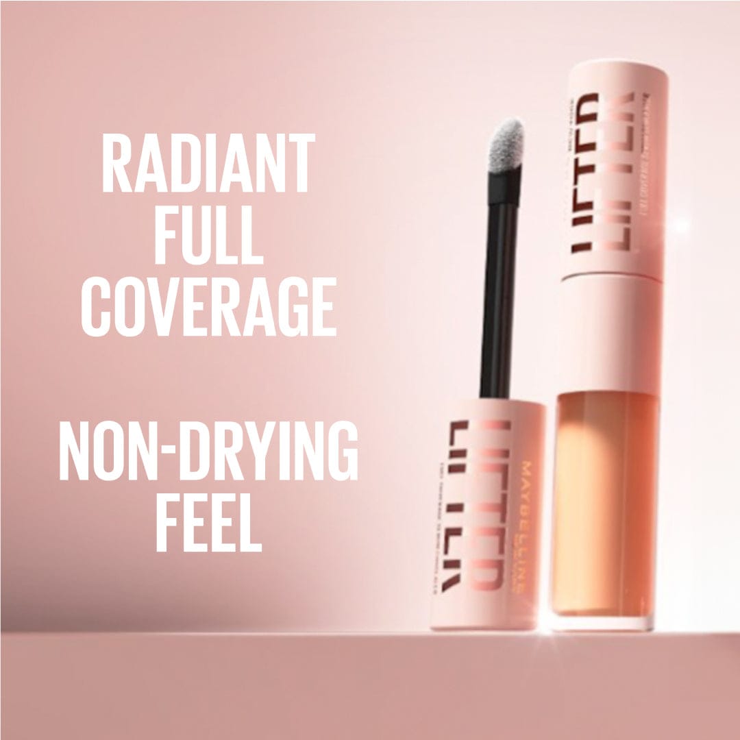 Maybelline Lifter Serum Concealer, Full Coverage, Includes 2% Peptides + Caffeine to Hydrate & Brighten Under Eyes thumbnail 8