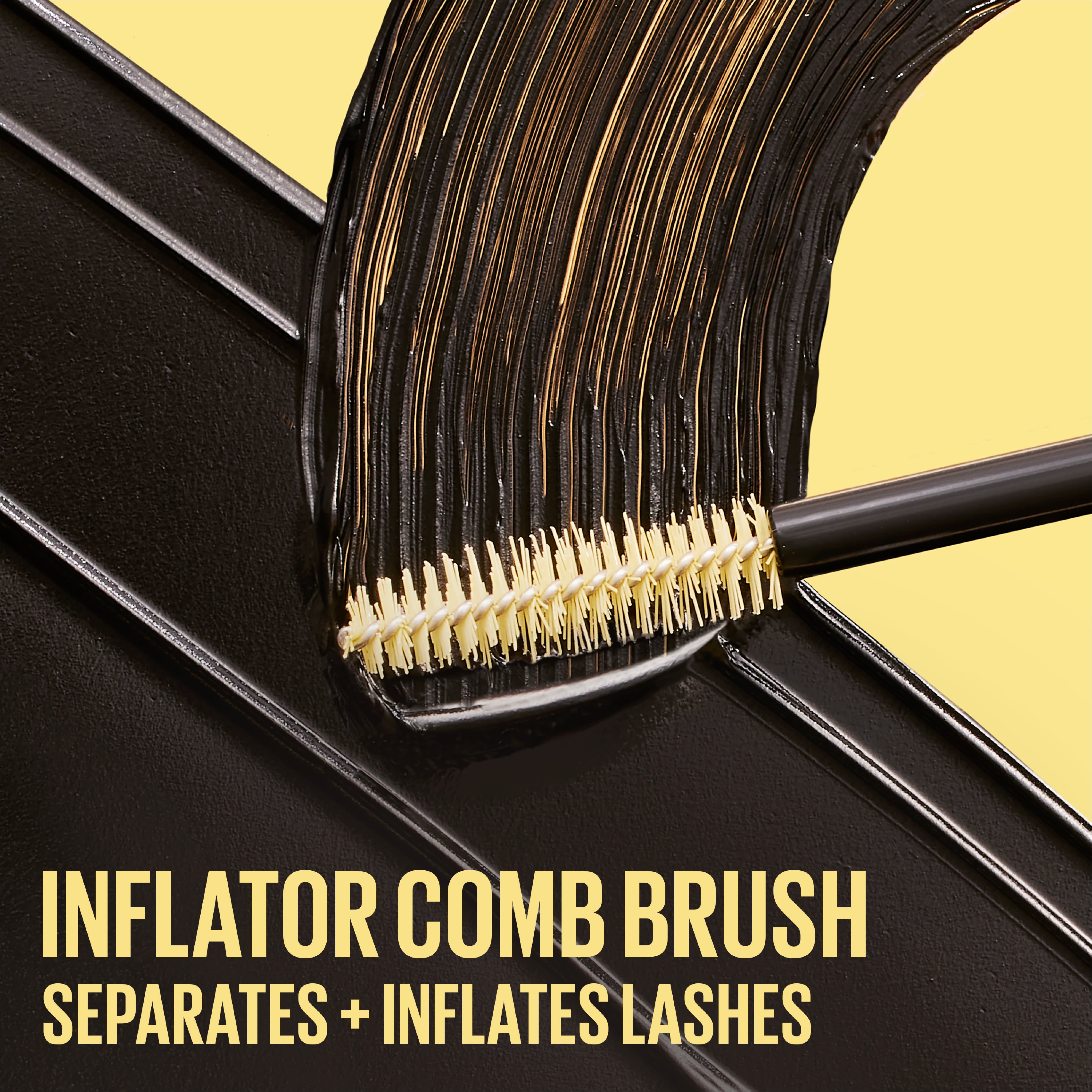 Maybelline New York Colossal Bubble Mascara Buildable Sleek Volume and Long Lasting 24HR Wear Mascara| Inflator Comb Brush to Separate Lashes thumbnail 6