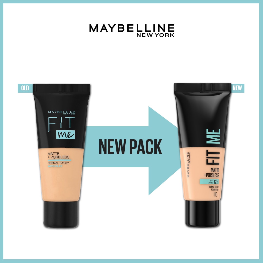 Maybelline New York Fit Me Matte Poreless Liquid Foundation Ideal For Normal To Oily Skin thumbnail 2